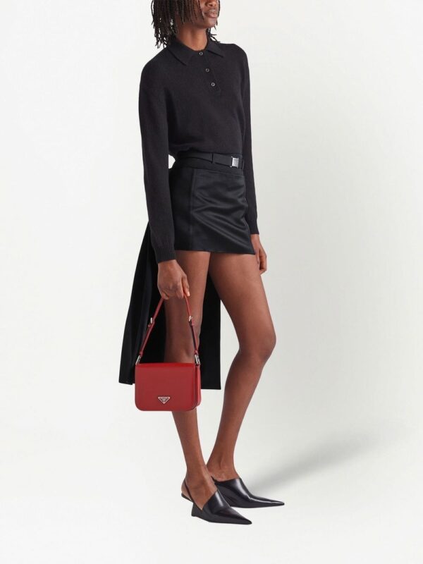 Prada long-sleeved knitted polo shirt - Image 2
