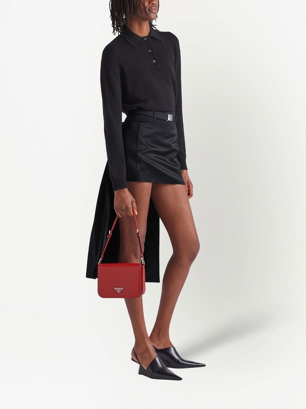 Prada long-sleeved knitted polo shirt - Image 2