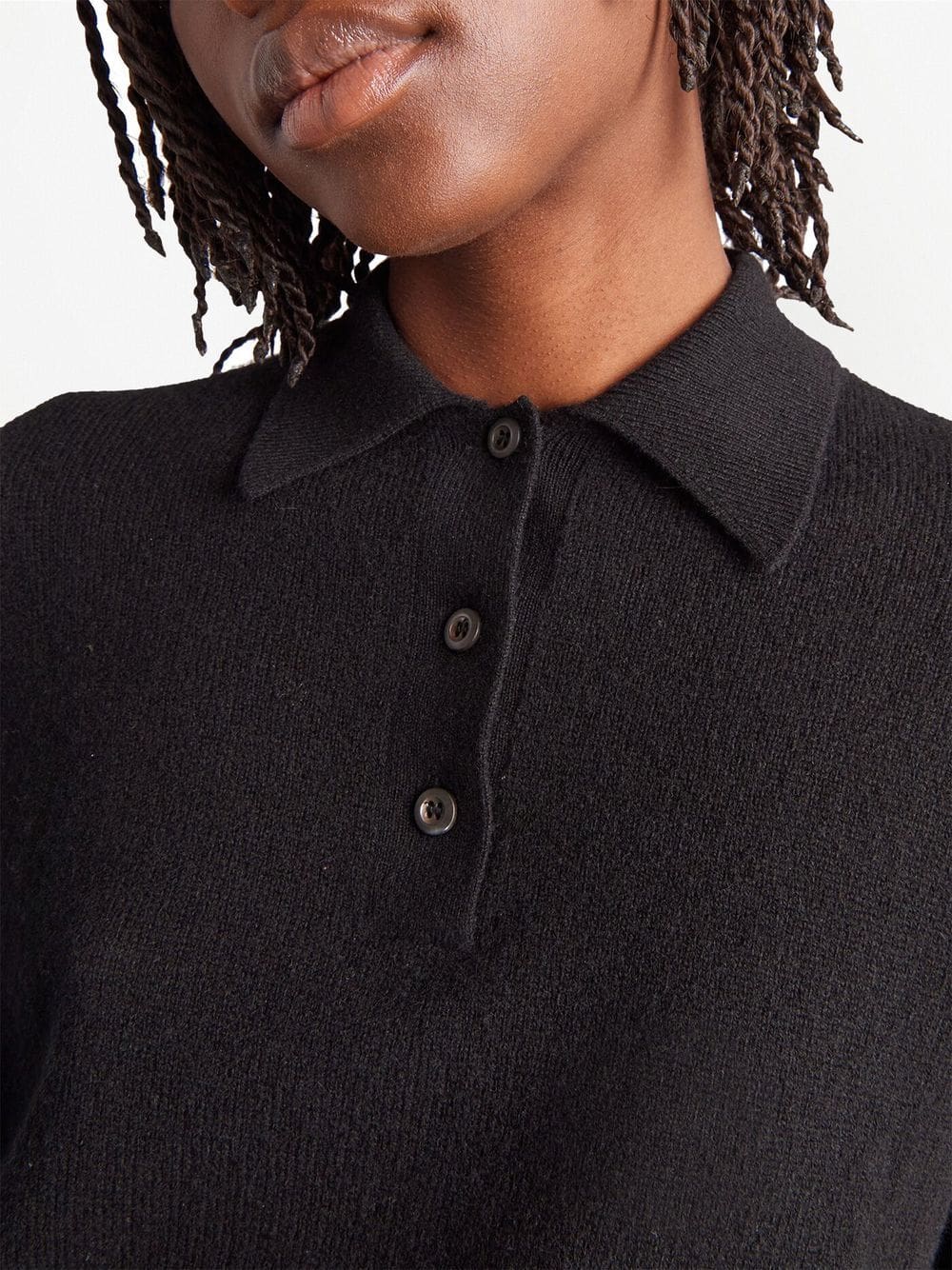 Prada long-sleeved knitted polo shirt - Image 4