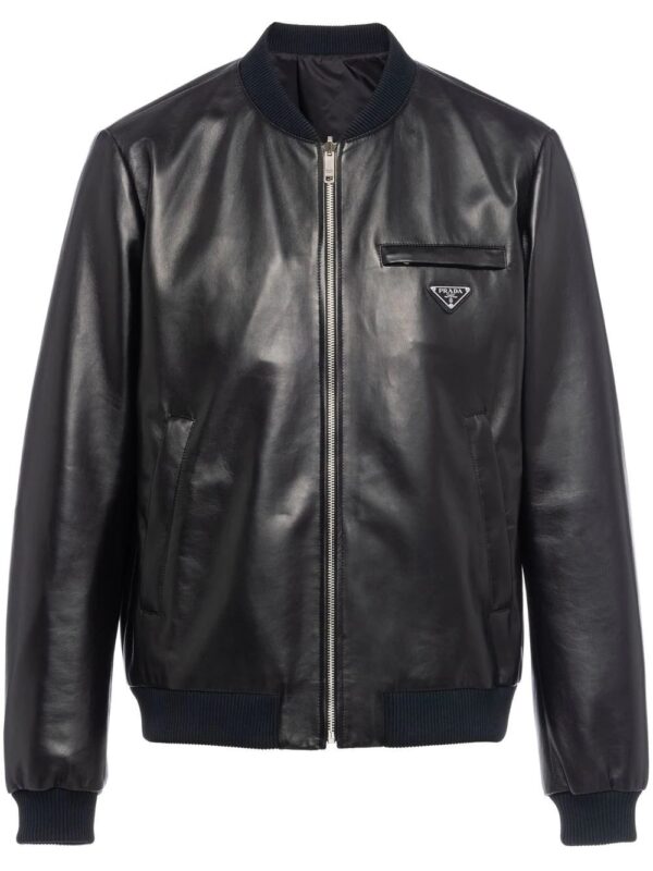 Prada  reversible logo bomber jacket