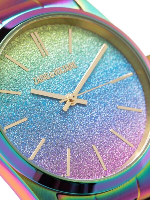 Zadig&Voltaire  Fusion multicolour glitter-detail watch - Image 3