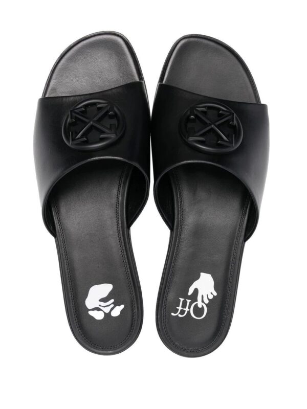 Off-White  embossed Arrows flat sandals - Image 4