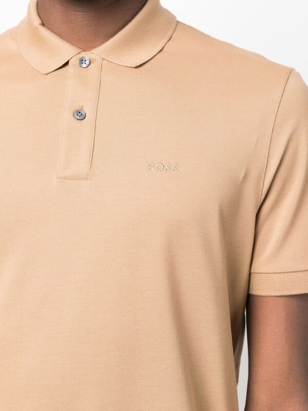 BOSS  embroidered-logo polo shirt - Image 4