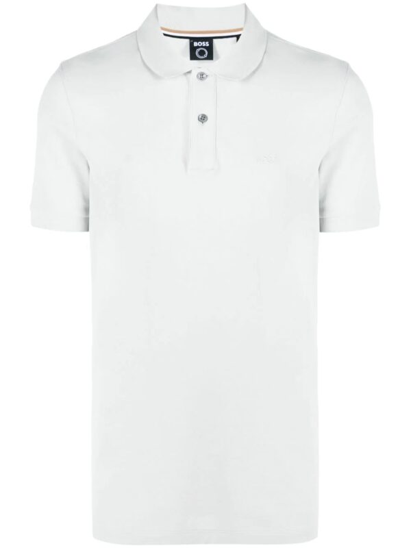 BOSS  embroidered-logo polo shirt