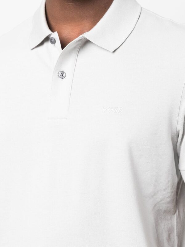 BOSS  embroidered-logo polo shirt - Image 4
