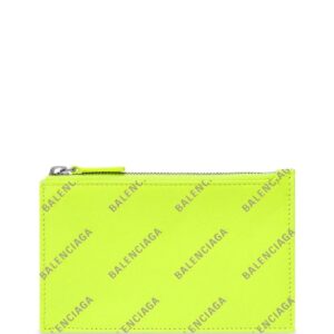 Balenciaga  logo-print zip carholder