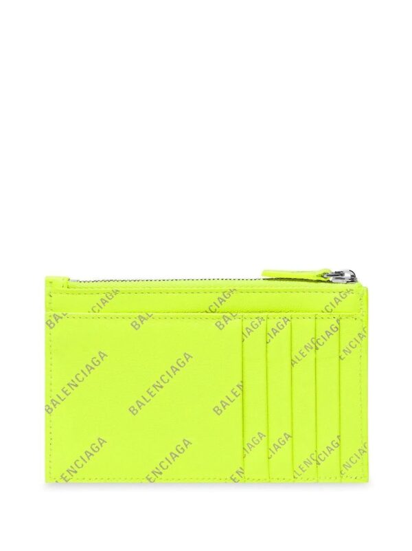 Balenciaga  logo-print zip carholder - Image 2