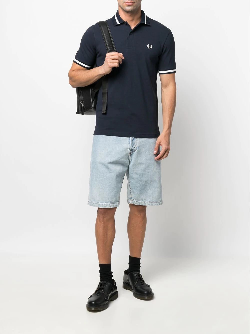 Fred Perry embroidered-logo cotton polo colar - Image 2