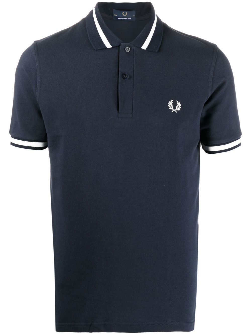 Fred Perry embroidered-logo cotton polo colar