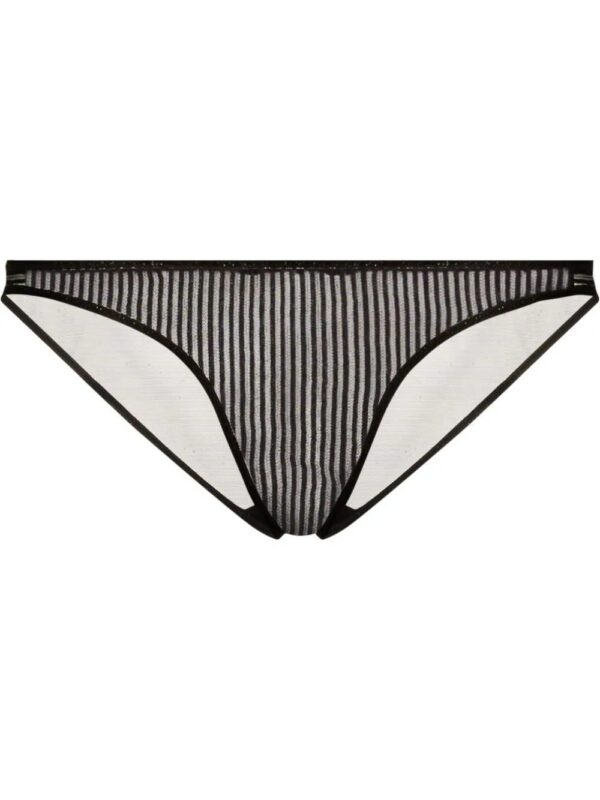 Kiki de Montparnasse  striped lace briefs