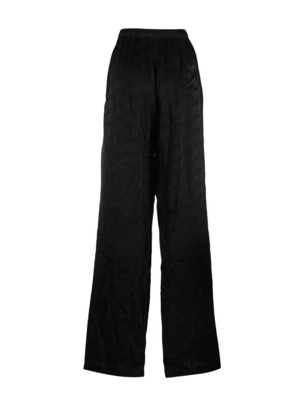 Balenciaga  crease-effect jacquard pyjama trousers - Image 2