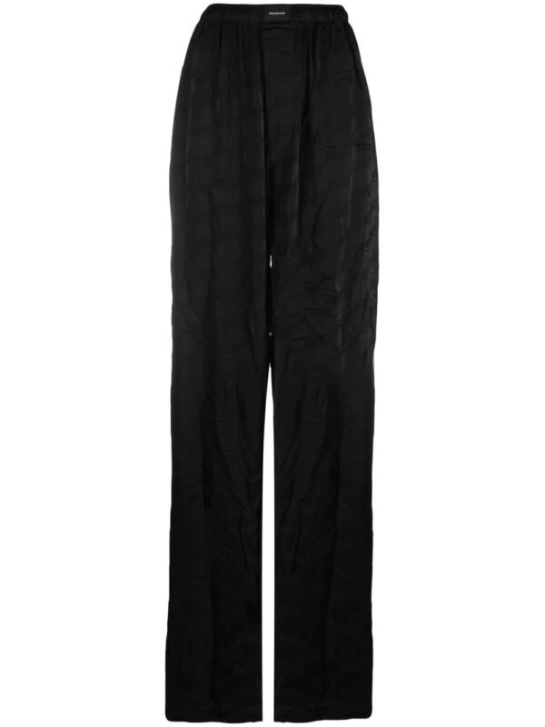 Balenciaga  crease-effect jacquard pyjama trousers