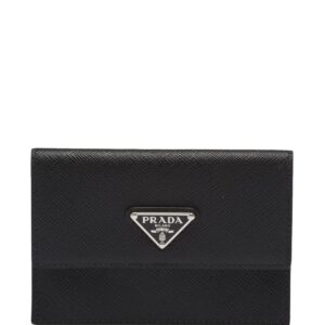 Prada triangle-logo document holder