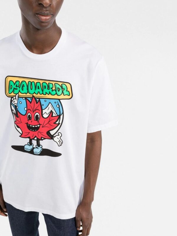 Dsquared2  cartoon-print T-shirt - Image 3