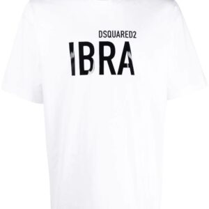 Dsquared2  Ibra-print cotton T-shirt