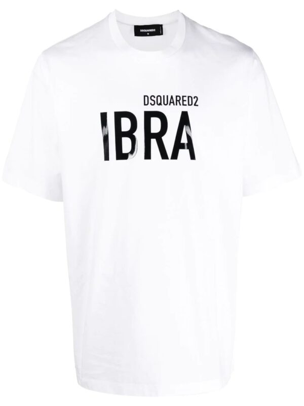 Dsquared2  Ibra-print cotton T-shirt