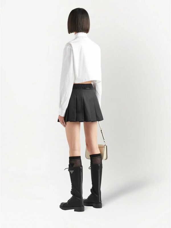 Prada  Re-Nylon pleated miniskirt - Image 3