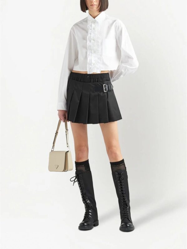Prada  Re-Nylon pleated miniskirt - Image 2