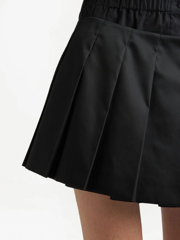 Prada  Re-Nylon pleated miniskirt - Image 4