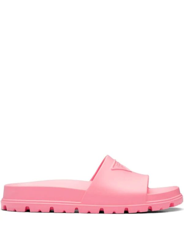 Prada  logo-embossed slides
