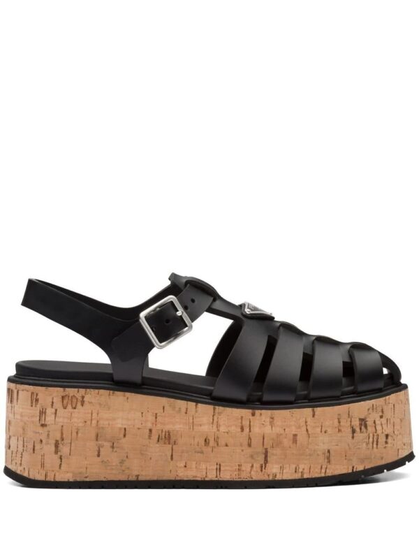 Prada  platform wedge sandals