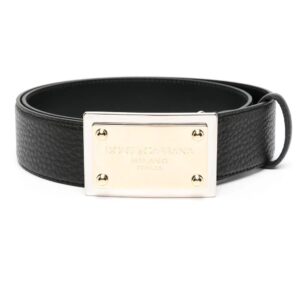 Dolce & Gabbana  buckled leather belt