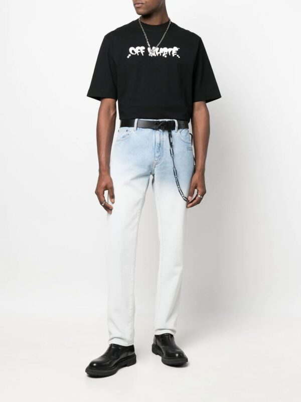 Off-White  gradient-wash slim-cut jeans - Image 2
