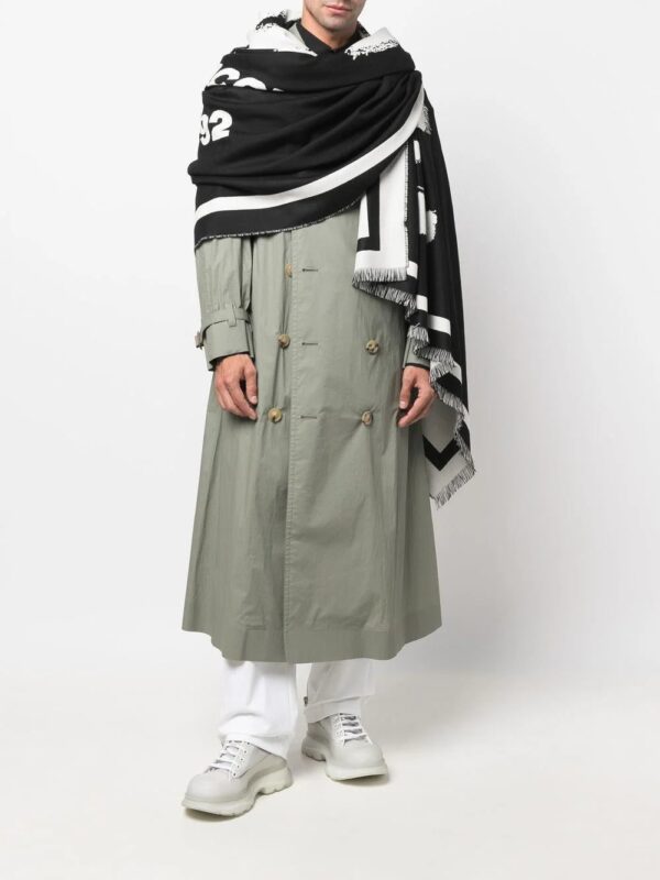 Alexander McQueen  Graffiti logo oversized scarf - Image 2