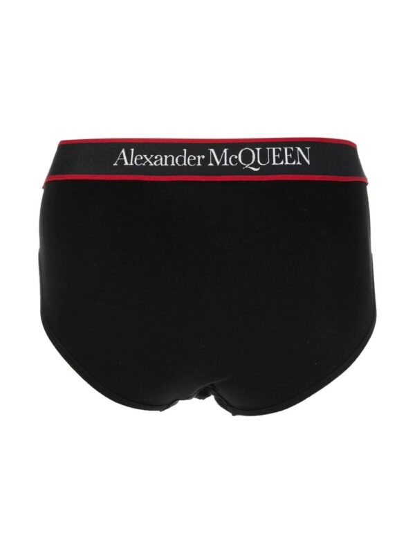 Alexander McQueen  logo-waistband cotton briefs - Image 2