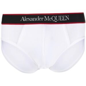 Alexander McQueen  logo-waistband cotton briefs
