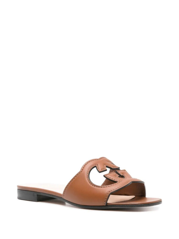 Gucci  Interlocking G leather sandals - Image 2