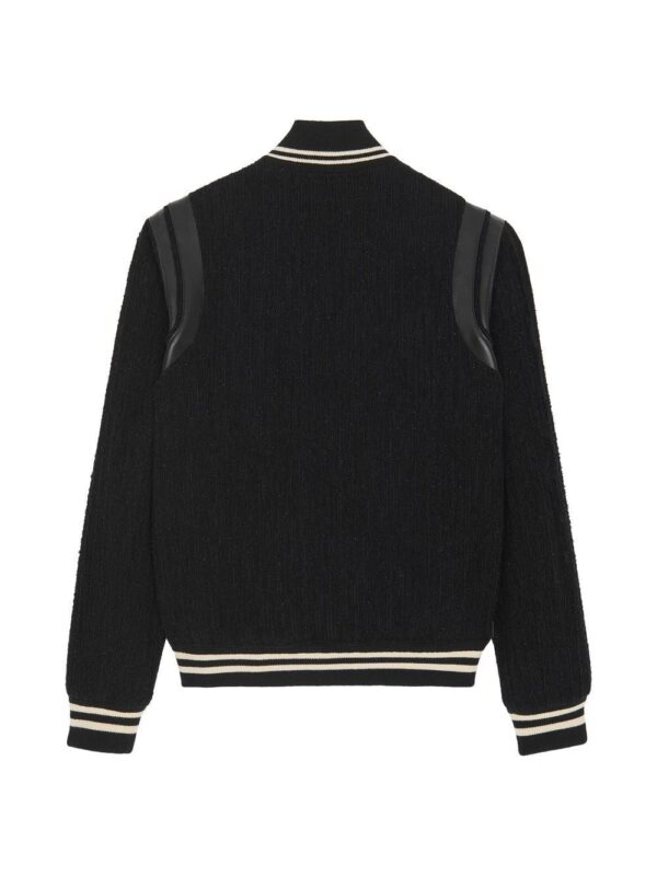 Saint Laurent  Teddy 2Bandes varsity jacket - Image 2