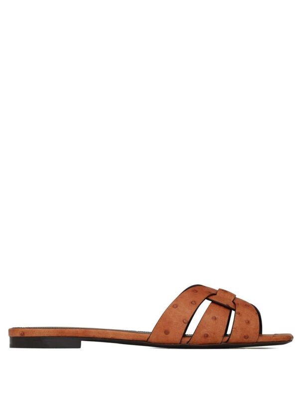 Saint Laurent spotted leather sandals