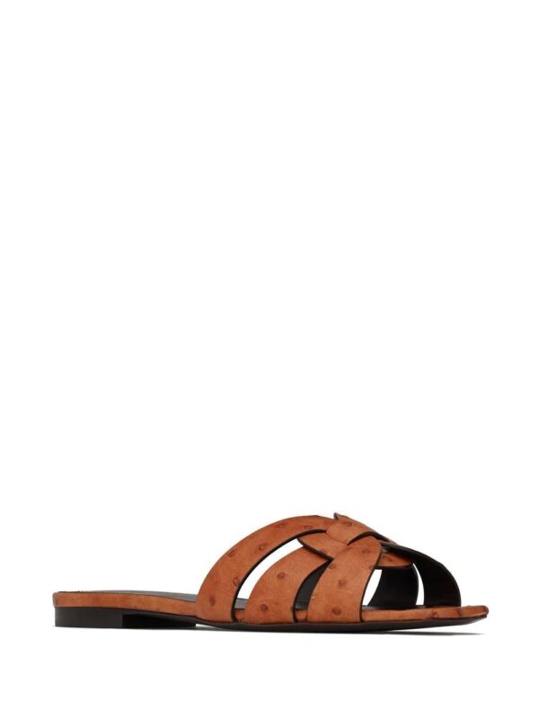 Saint Laurent spotted leather sandals - Image 2