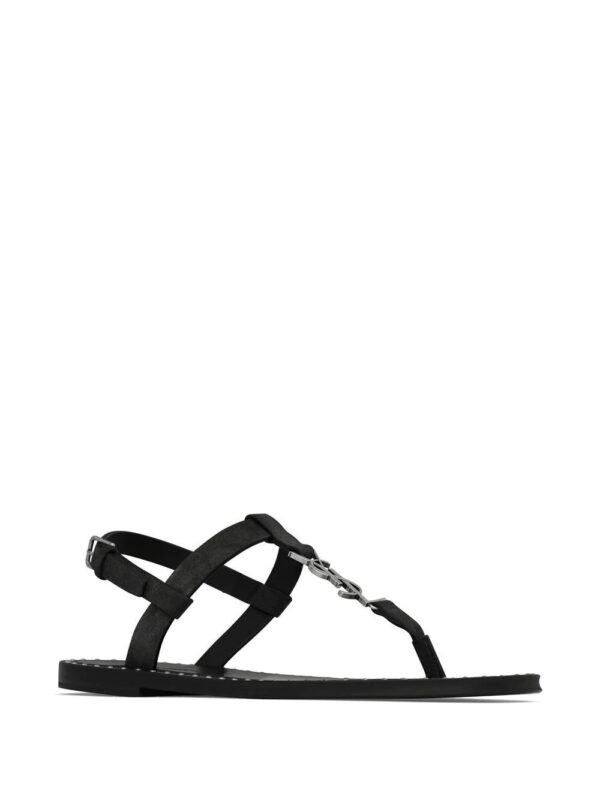 Saint Laurent  Cassandra logo-plaque sandals - Image 2