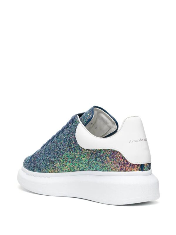 Alexander Mcqueen glitter-embellished Oversized sneakers - Image 3