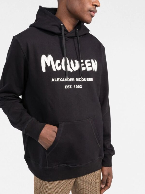 Alexander McQueen  McQueen Graffiti logo hoodie - Image 2