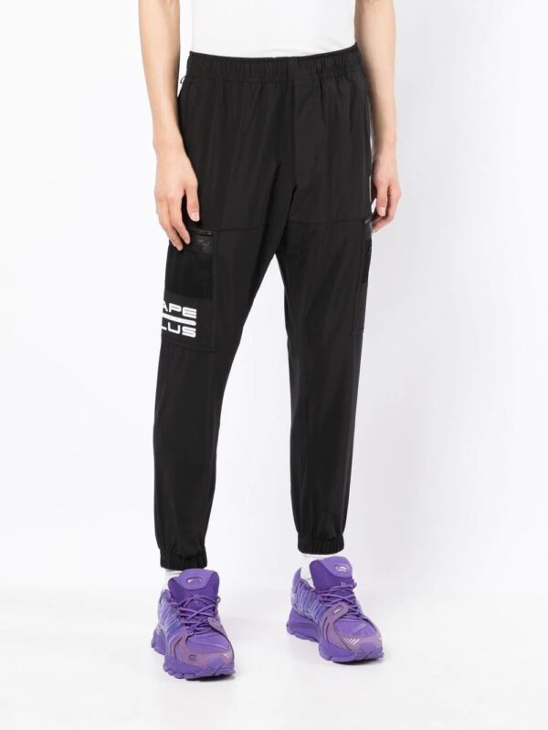 AAPE BY *A BATHING APE®  logo print track pants - Image 3