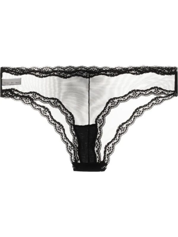 Fleur Du Mal  sheer tulle bikini briefs