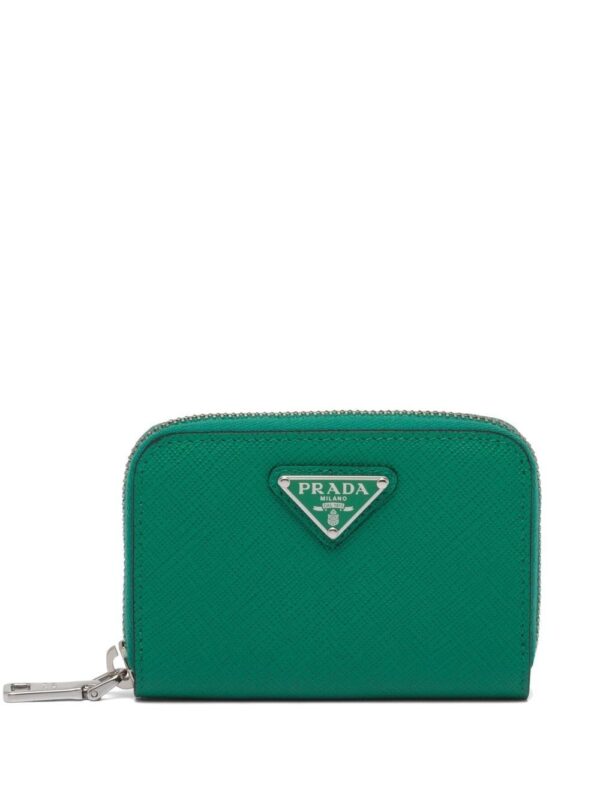 Prada  Saffiano leather triangle-logo wallet