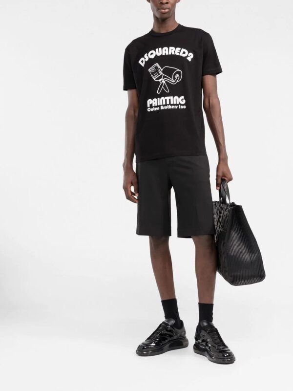 Dsquared2  graphic-print cotton T-shirt - Image 2