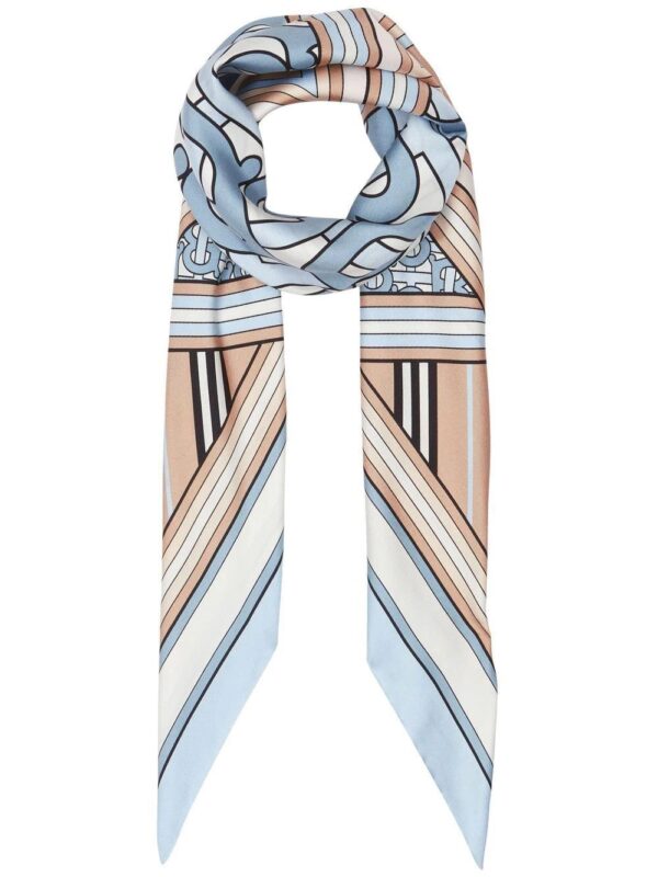 Burberry  Montage-print silk scarf