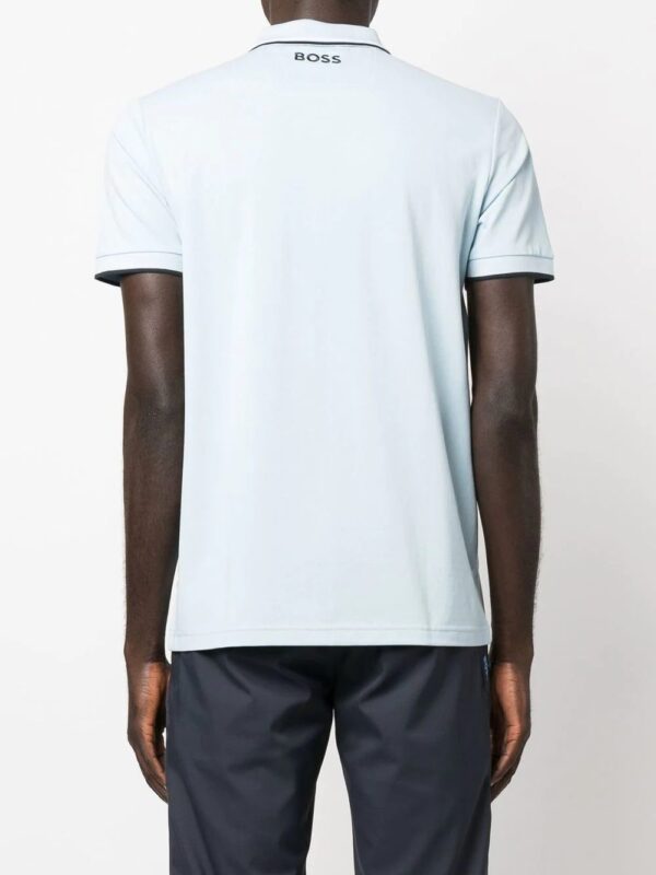 BOSS  embroidered-logo polo shirt - Image 4