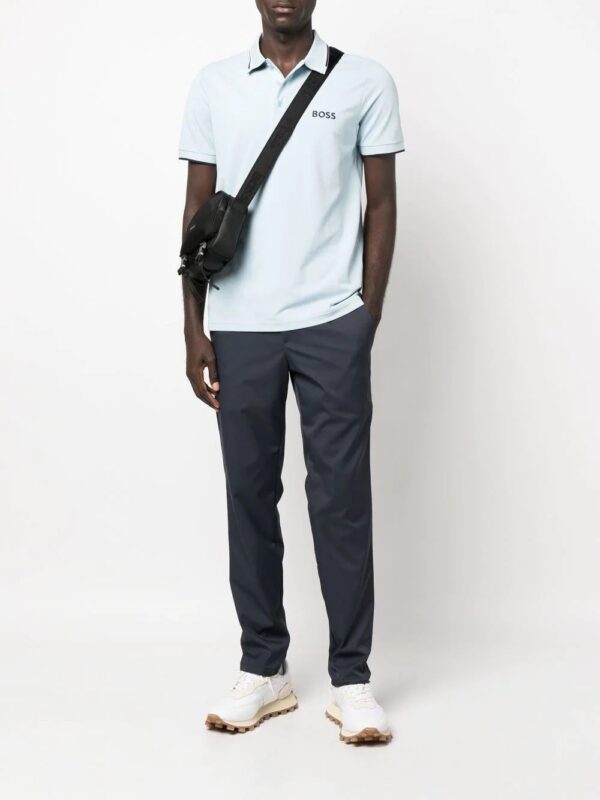 BOSS  embroidered-logo polo shirt - Image 2