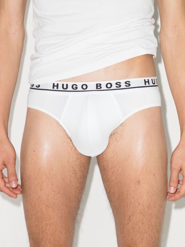 BOSS  three pack logo-waistband briefs - Image 2