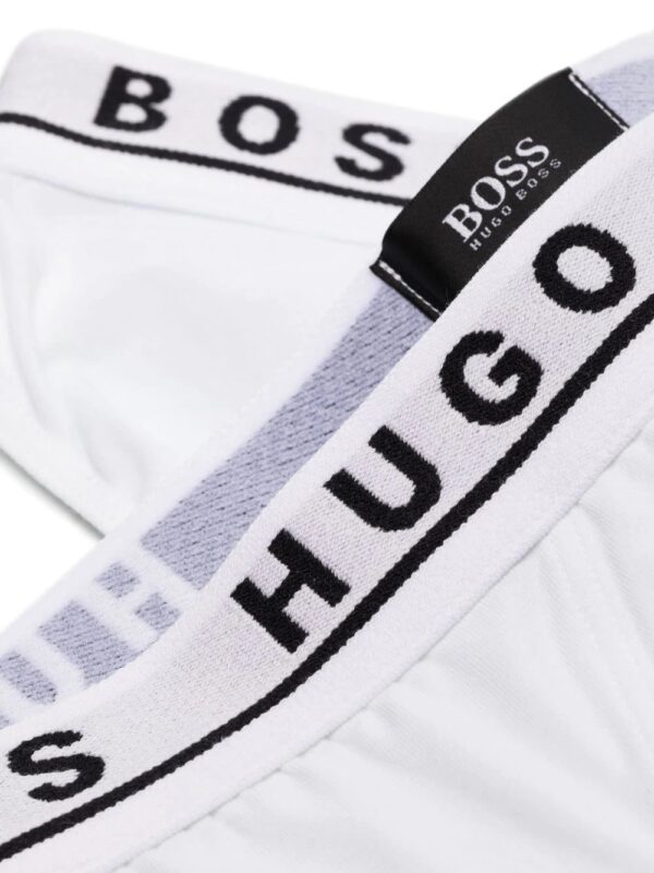 BOSS  three pack logo-waistband briefs - Image 4