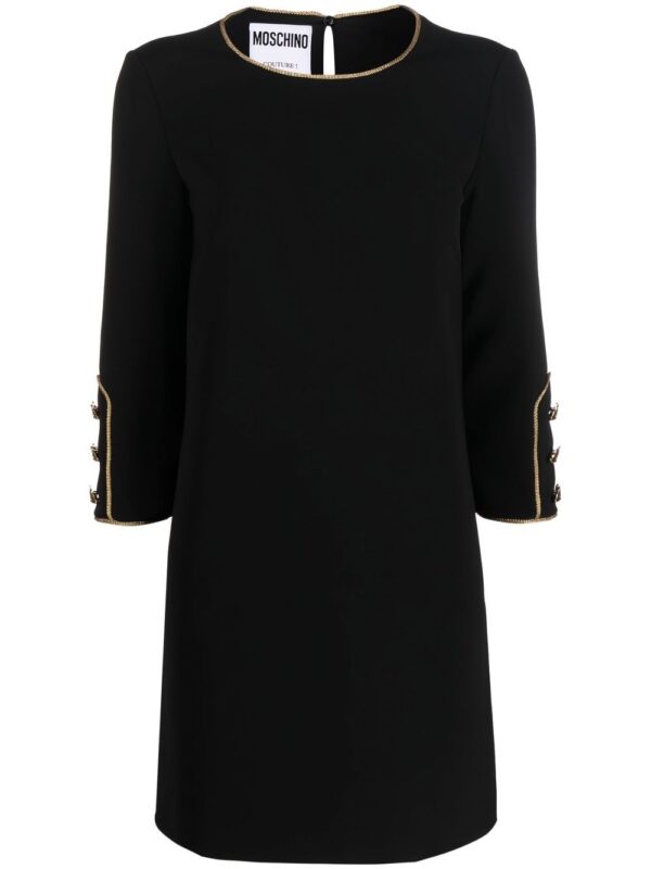 Moschino contrast-trimmed mini dress