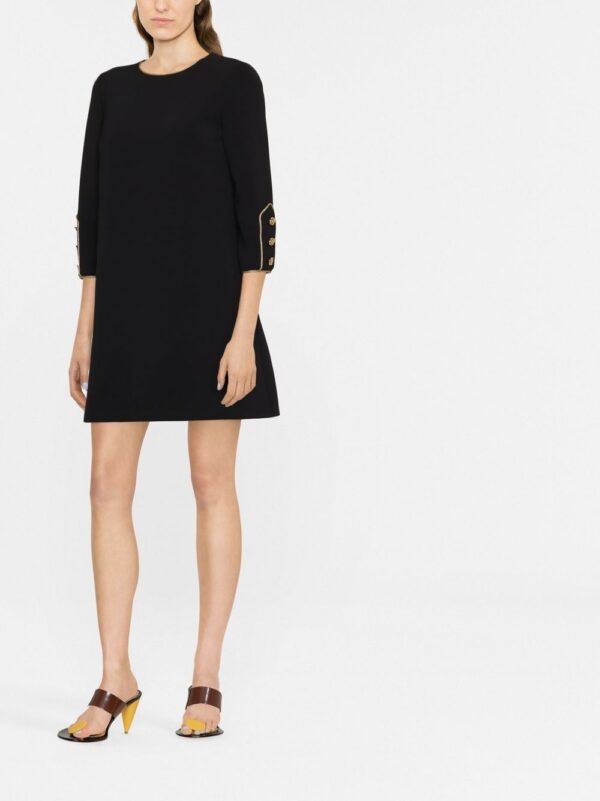 Moschino contrast-trimmed mini dress - Image 4