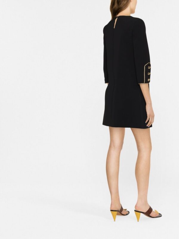 Moschino contrast-trimmed mini dress - Image 3