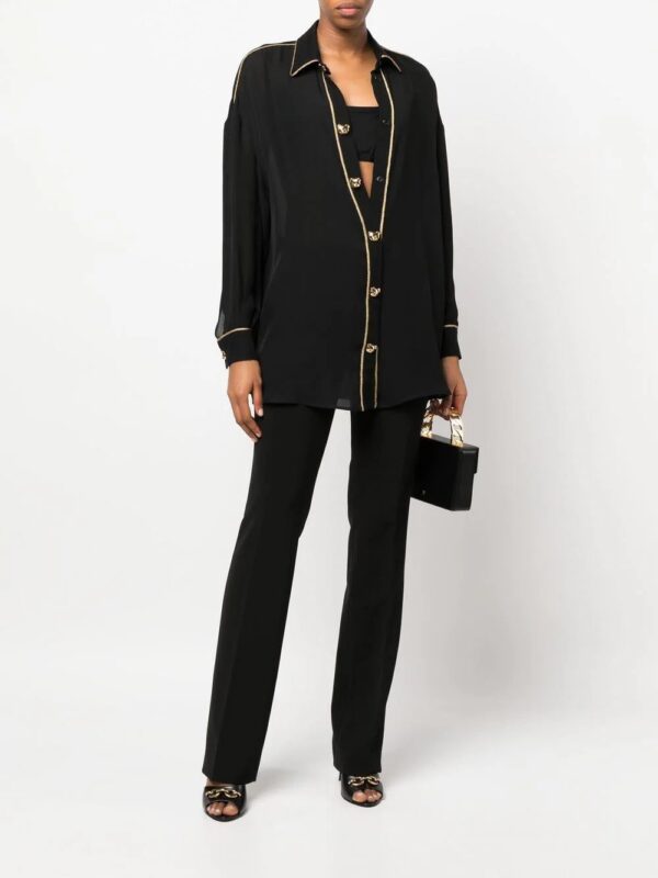 Moschino  flared mid-rise trousers - Image 2